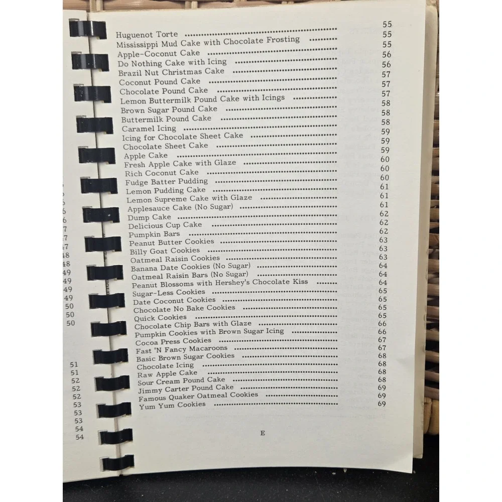 First Assembly Of God Church Cookbook Marion, North Carolina 1987 Local Country‎